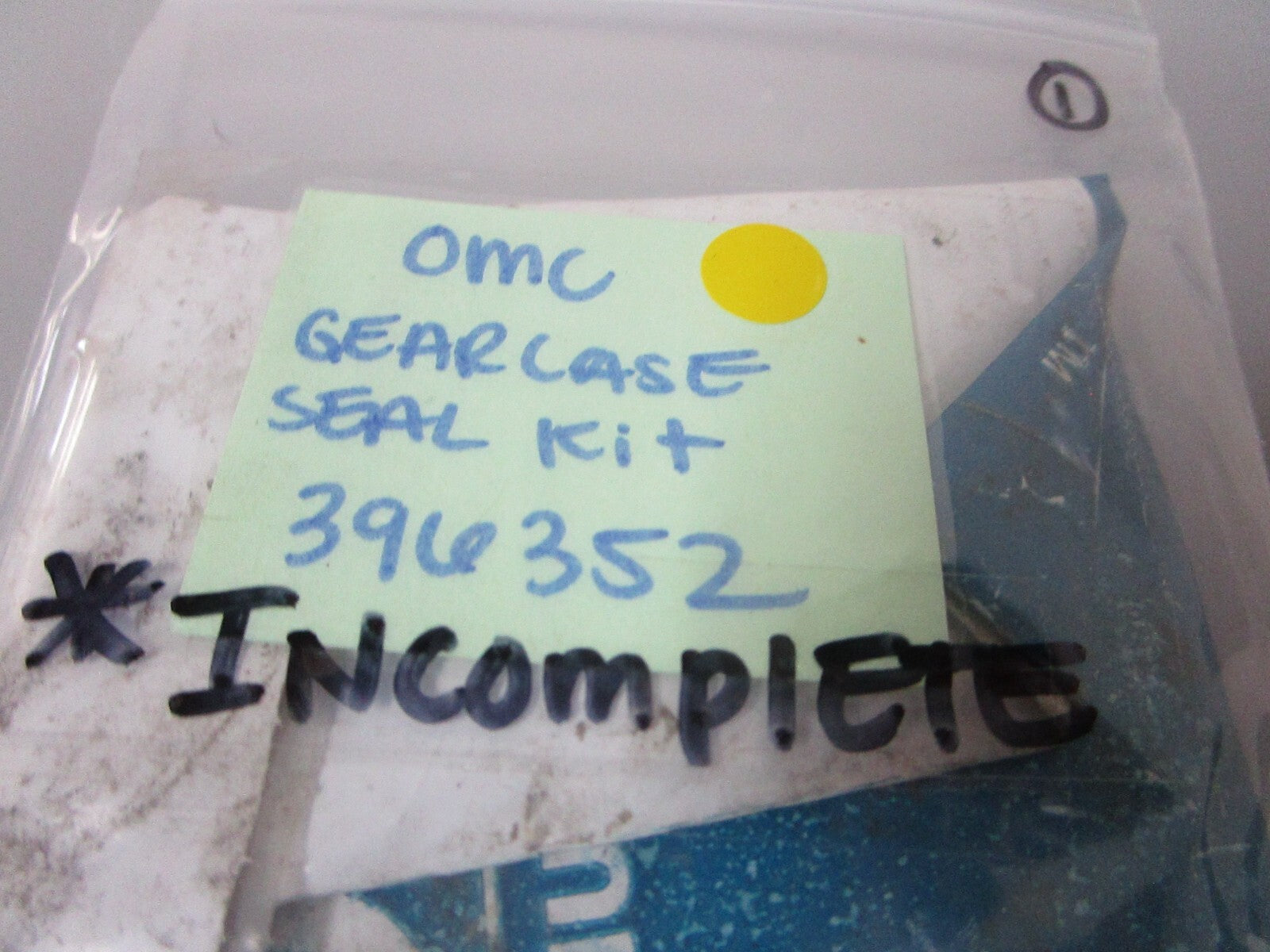 *NEW OEM* 0720 OMC Johnson Evinrude Gearcase Seal Kit 396352 0396352
