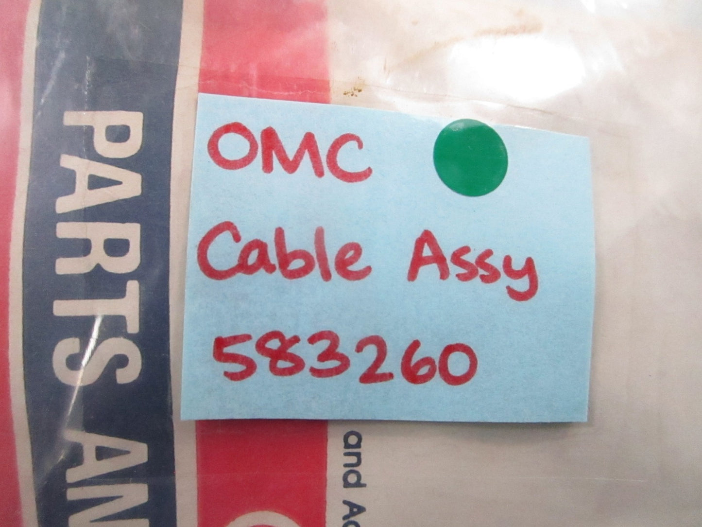 NEW OEM 583260 0583260 OMC Johnson Evinrude Cable Assembly 0810
