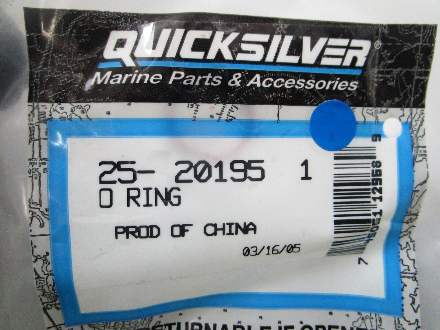 NEW OEM (LOT OF 4) Mercury Quicksilver 25-20195 1 O-Ring 0810