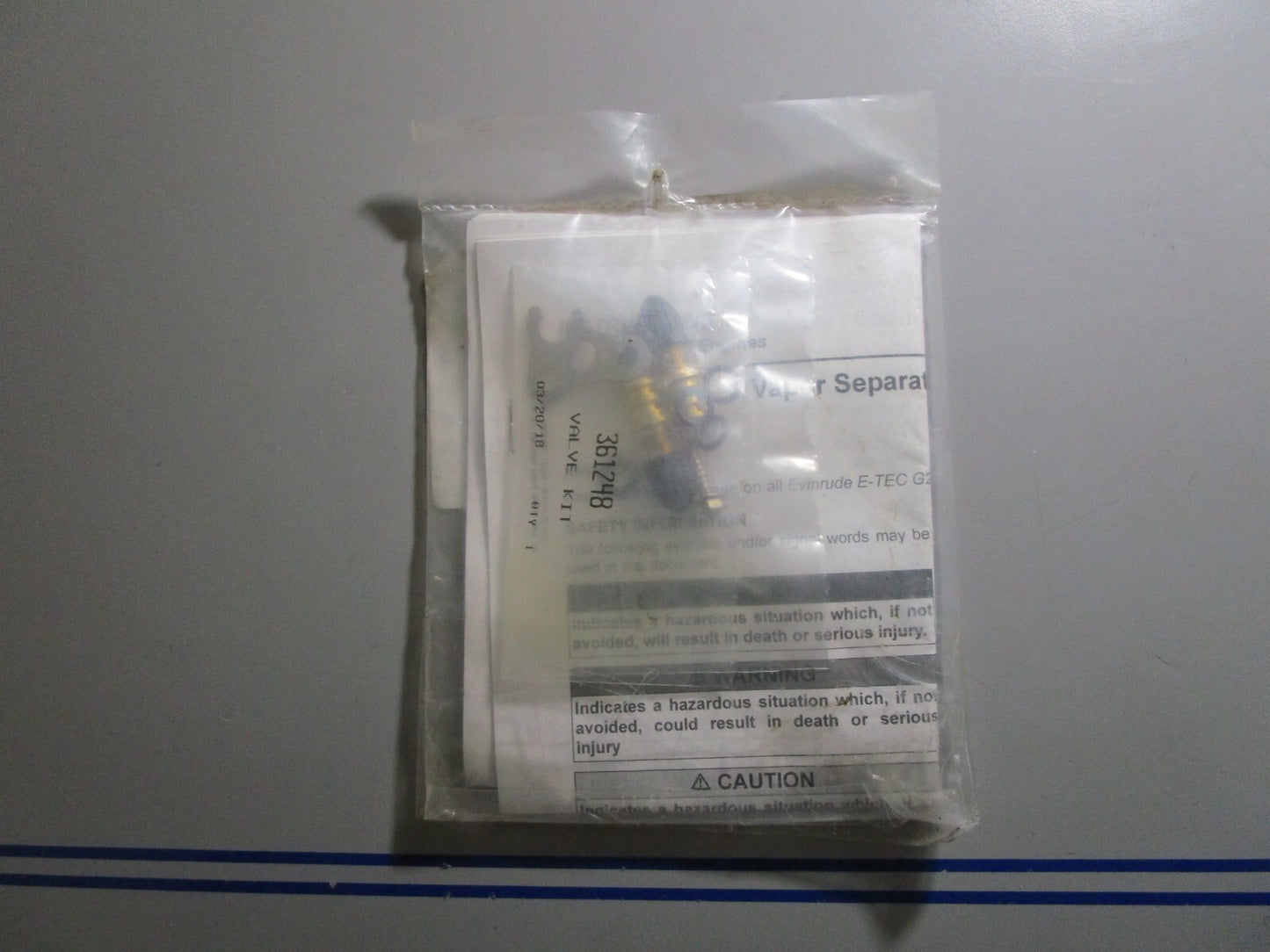 *NEW OEM* 0810 OMC Johnson Evinrude Fuel Press Test Kit 5010756