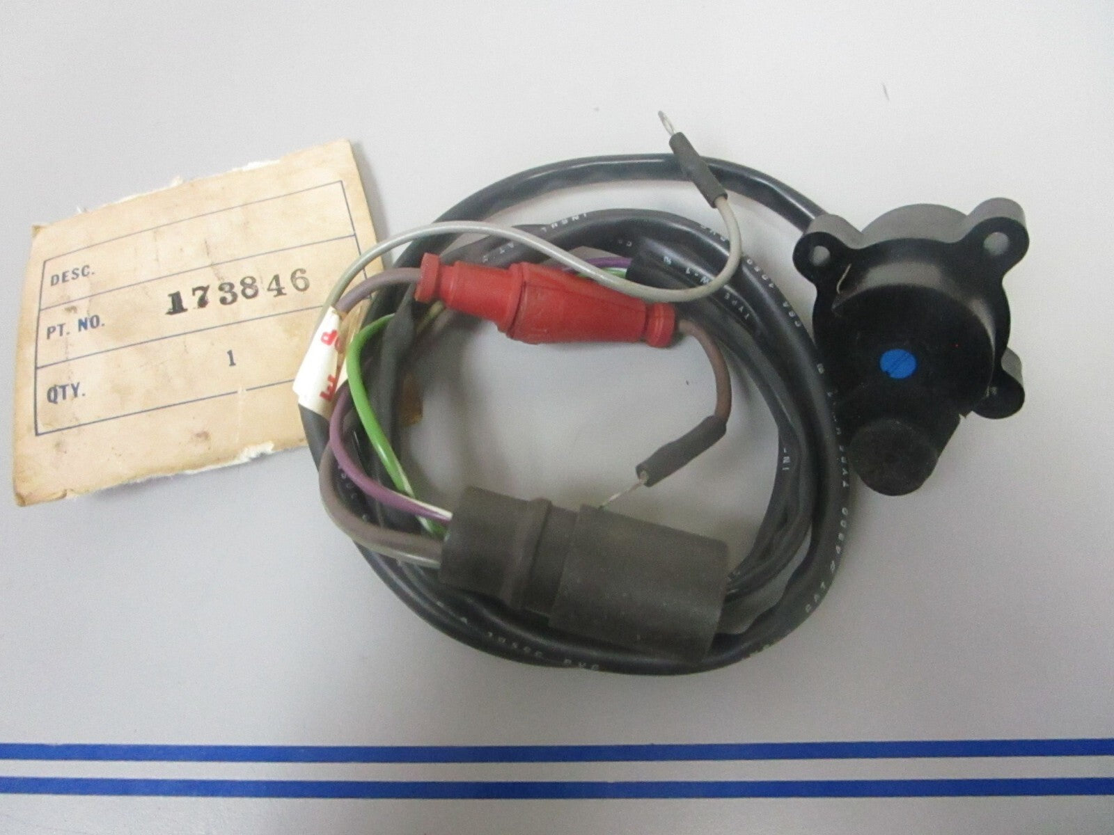 *NEW OEM* 0770 OMC Johnson Evinrude Rheostat Fuse & Lead 173846 0173846