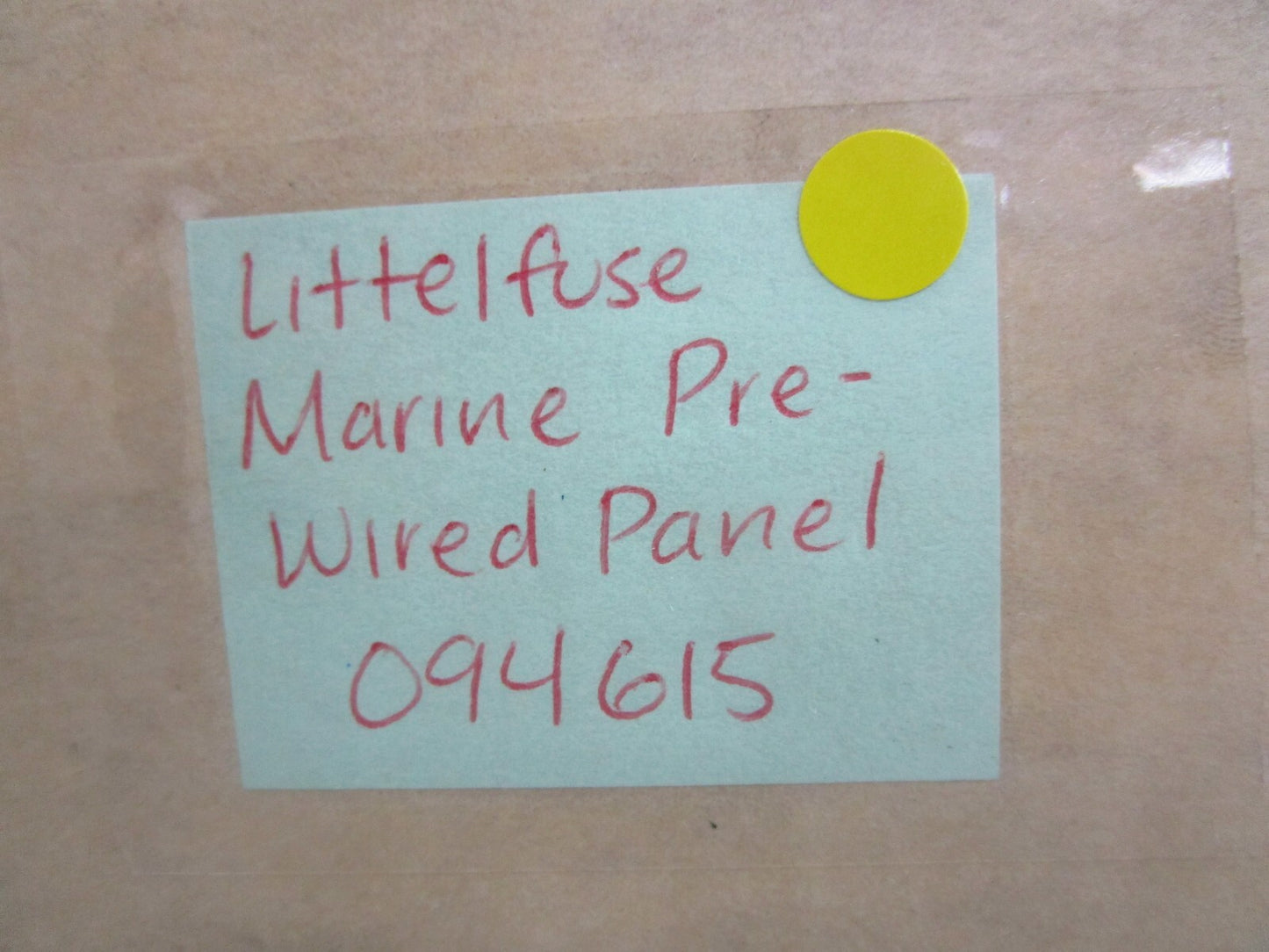 *NEW* 0820 Littelfuse Marine Pre-Wired Panel 094615