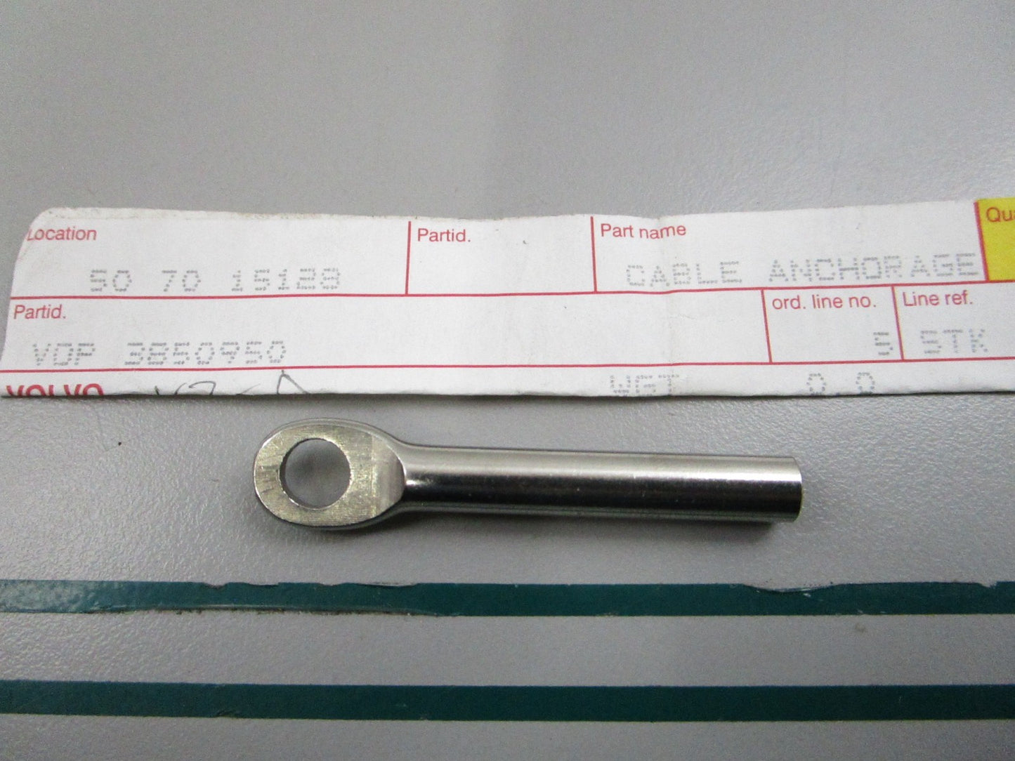 NEW OEM 3850950 Volvo Penta Cable Anchor 0810