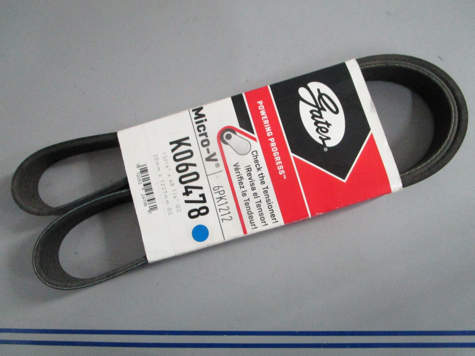 NEW K060478 Gates Micro-V Serpentine Belt 0820