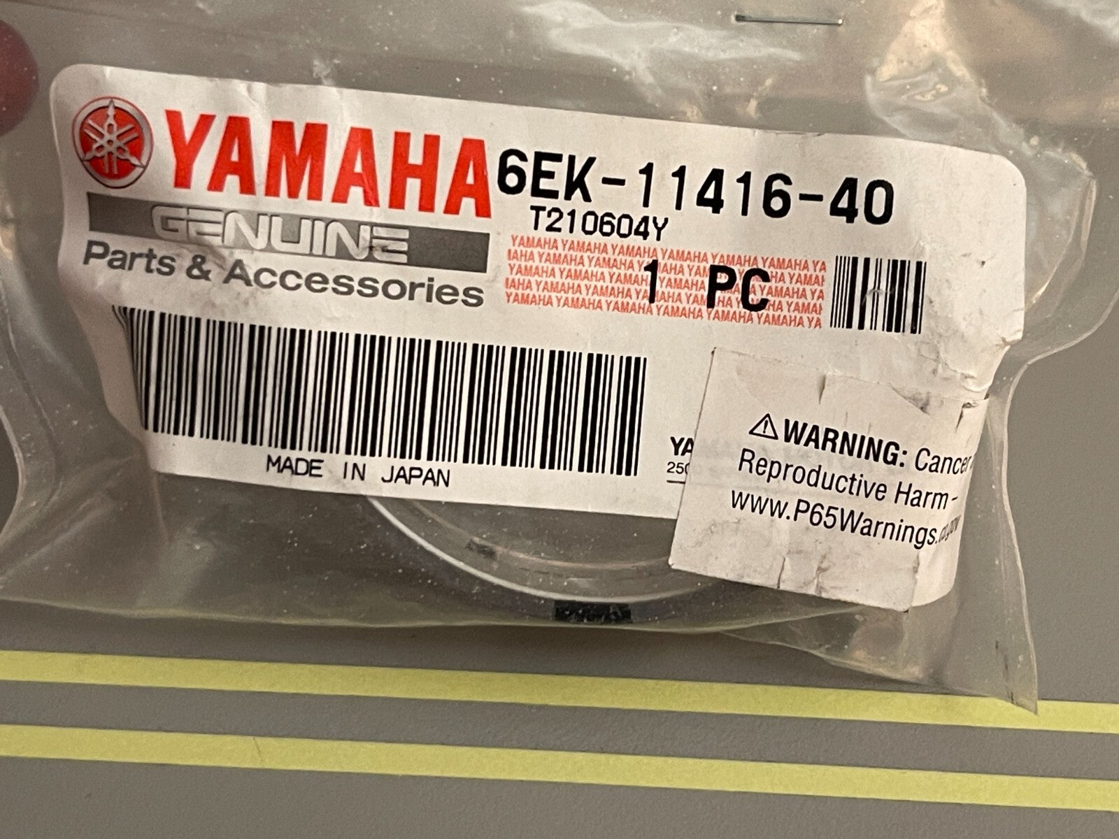 *NEW OEM* 0810 Yamaha Crankshaft Plane Bearing 1 6EK-11416-40-00