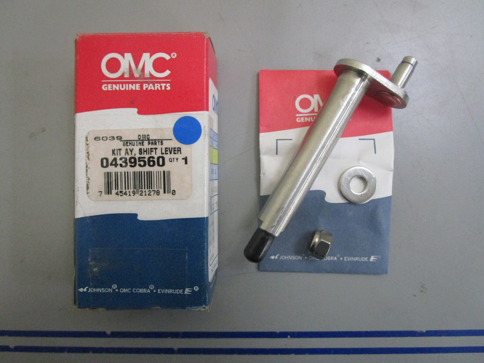*NEW OEM* 0820 OMC Johnson Evinrude Shift Lever Kit Ay 439560 0439560