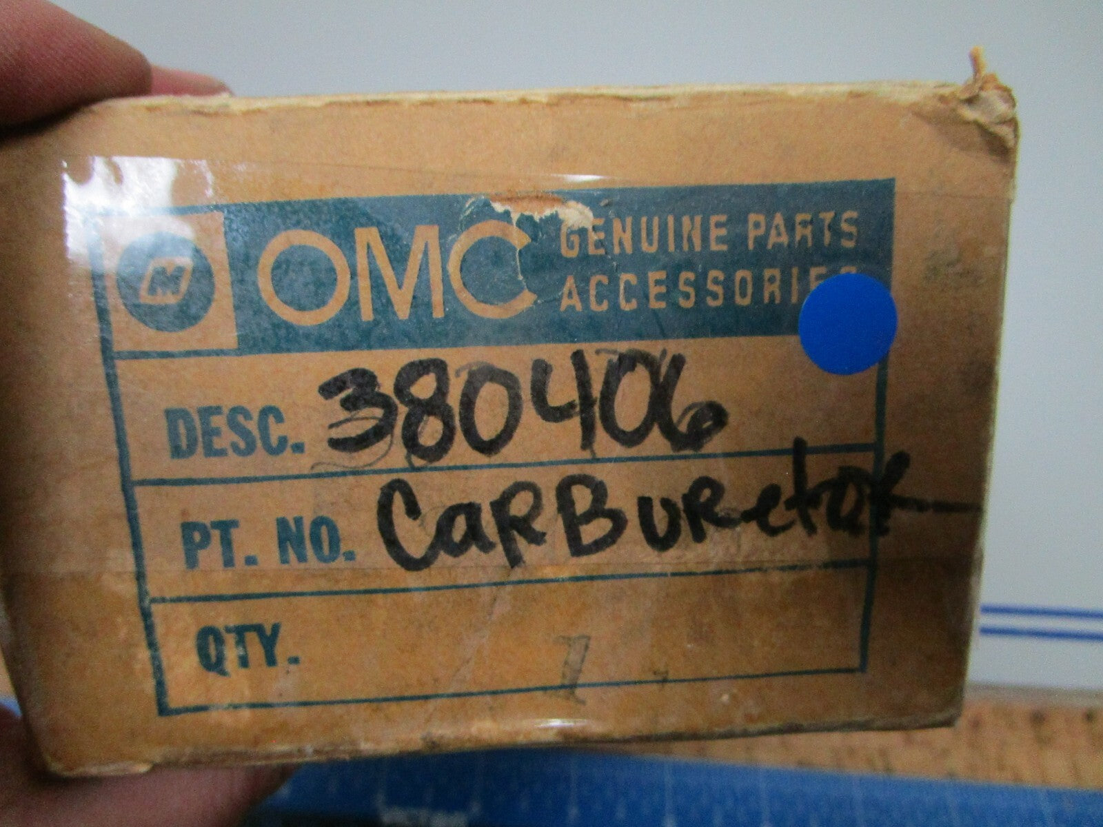 *NEW OEM* 0720 OMC Johnson Evinrude Carburetor 380406 0380406