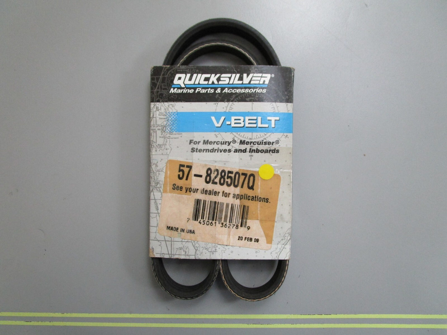 *NEW OEM* 0820 Mercury Quicksilver V-Belt 57-828507Q