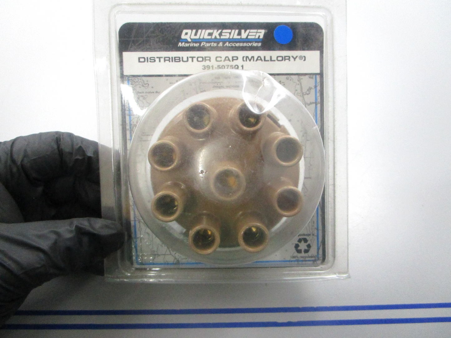 NEW OEM 391-5075Q1 Mercury Quicksilver Distributor Cap 0810