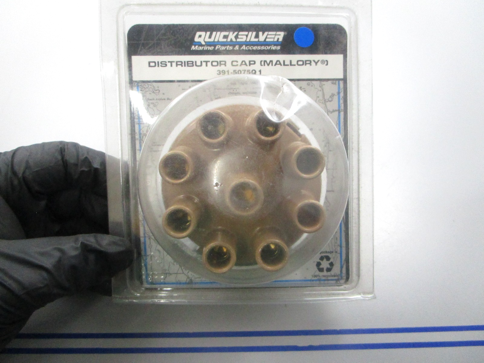 NEW OEM 391-5075Q1 Mercury Quicksilver Distributor Cap 0810