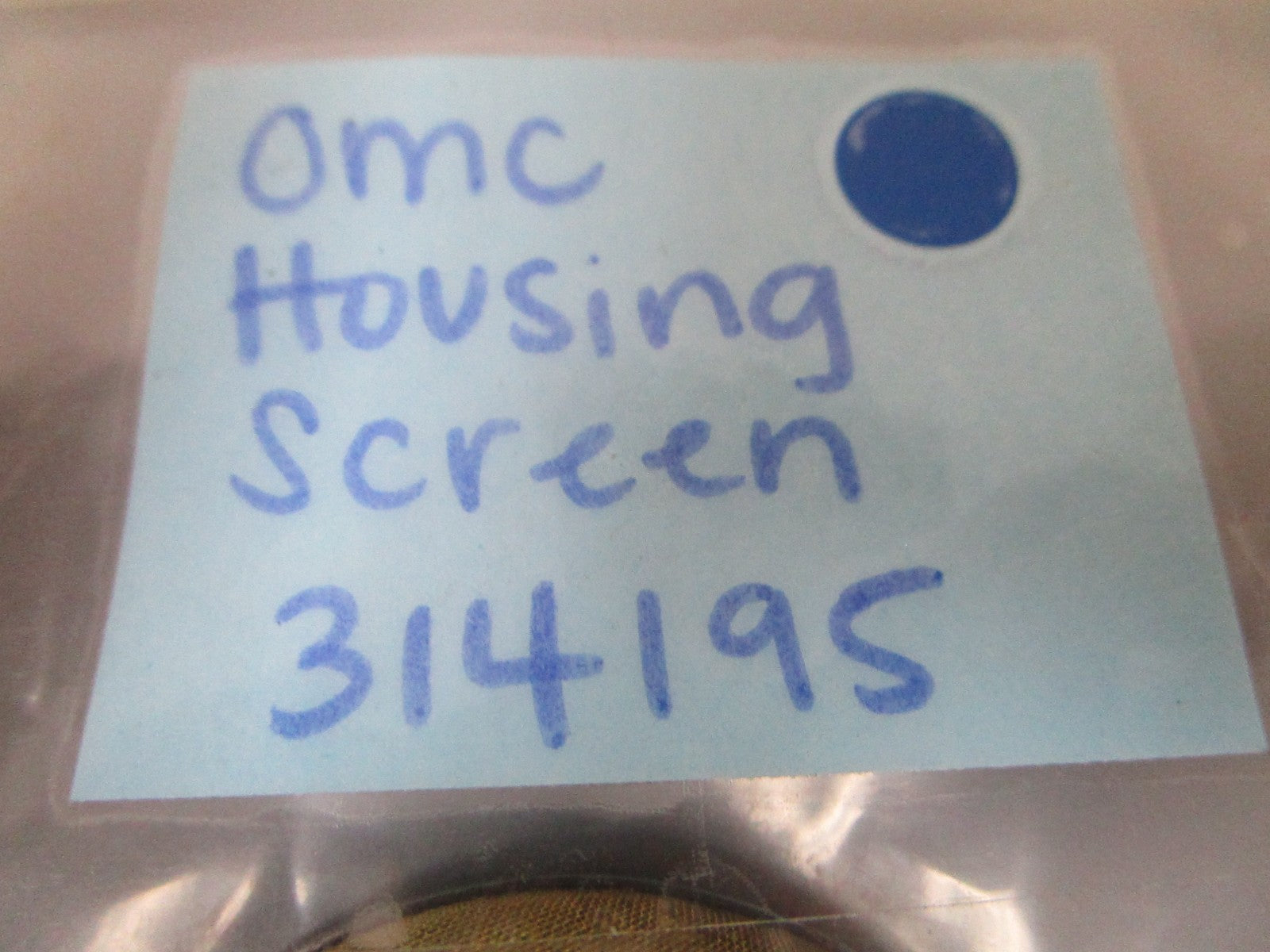 NEW OEM 314195 0314195 OMC Johnson Evinrude Housing Screen 0810