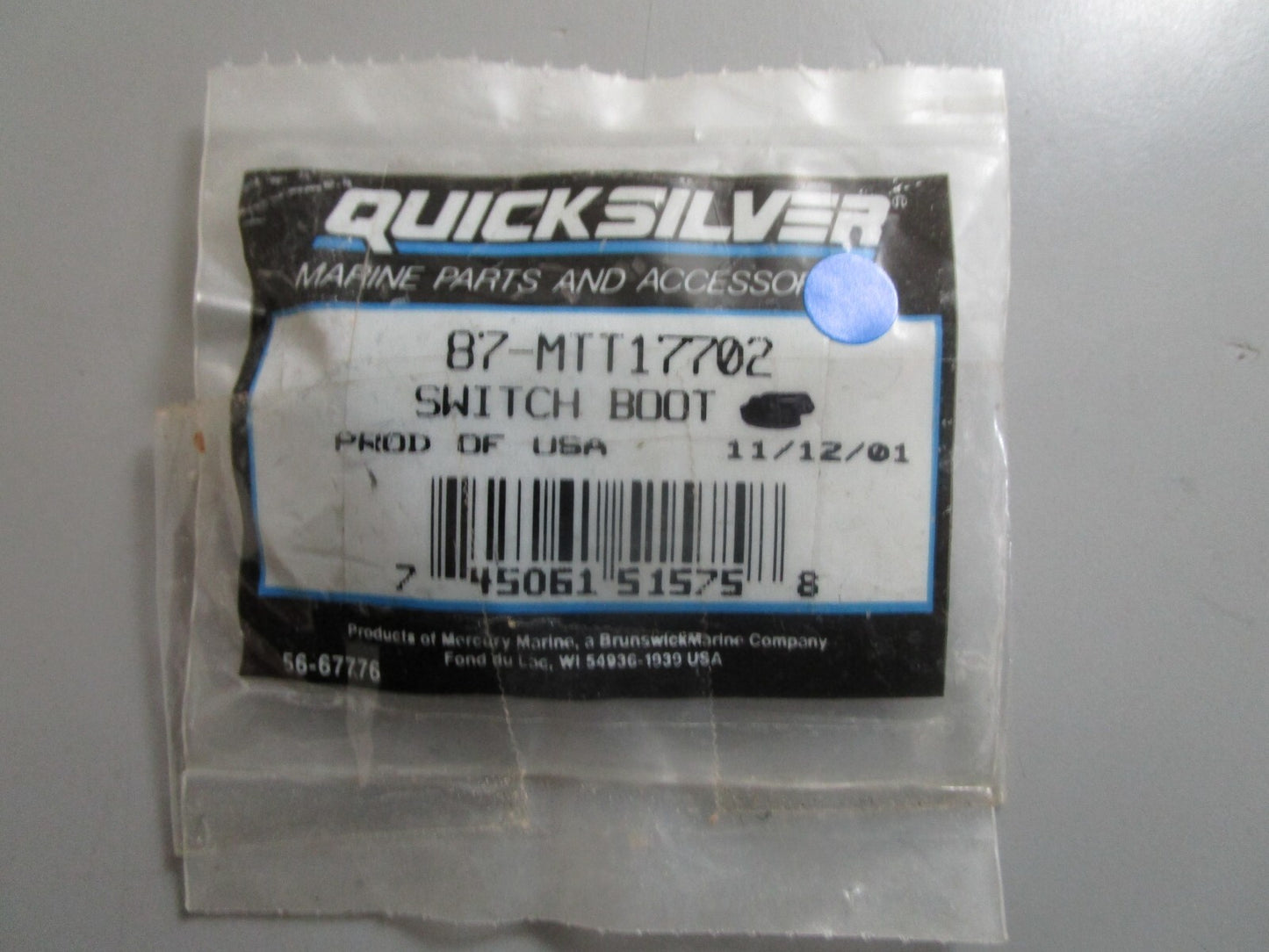 *NEW OEM* (LOT OF 5) 0810 Mercury Quicksilver Switch Boot 87-MTT17702