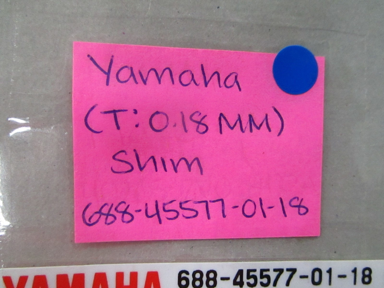 NEW OEM 688-45577-01-18 Yamaha (T:0.18mm) Shim 0810