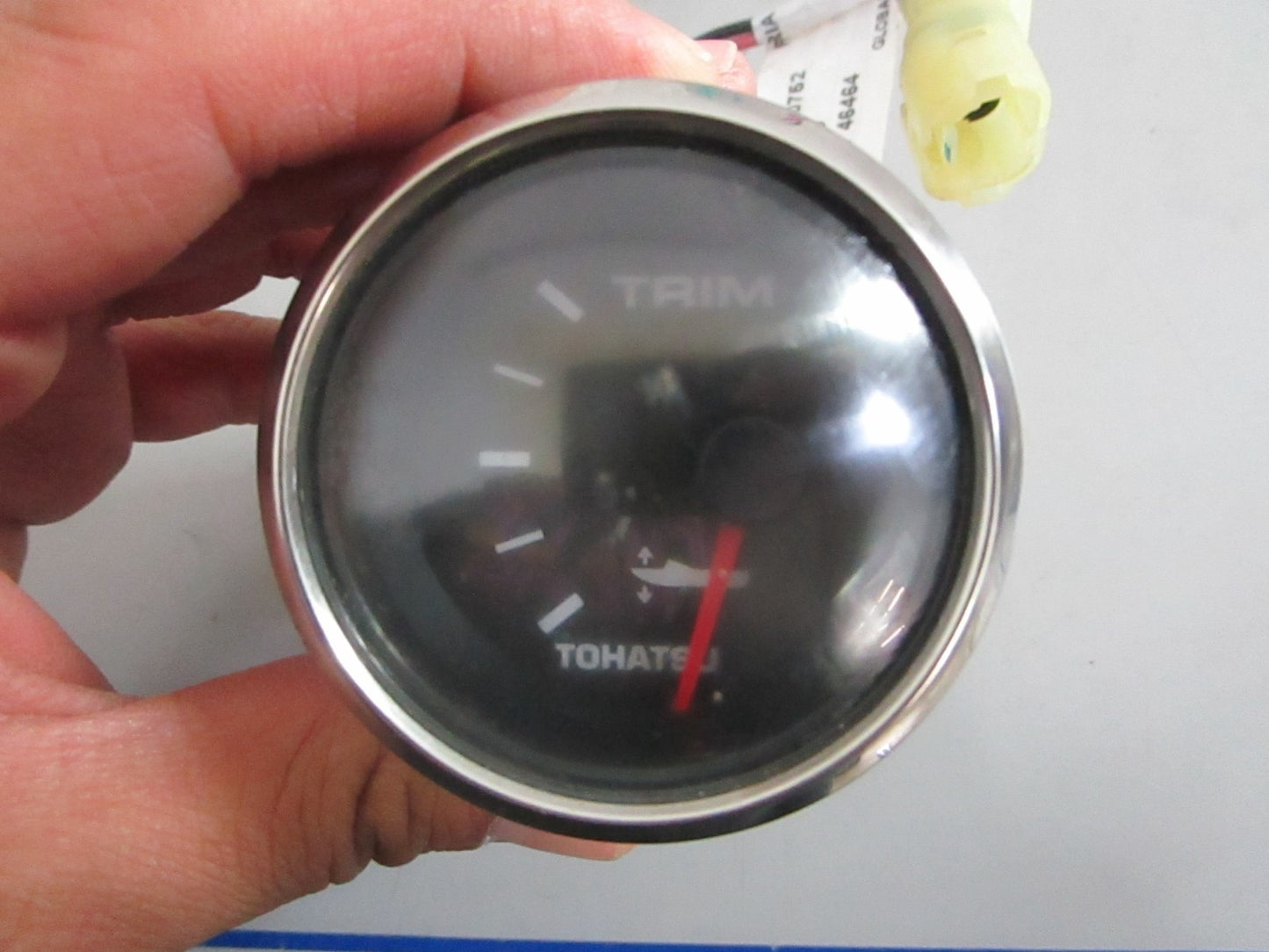NEW OEM 3GG-72571-0 Tohatsu 2" Black Trim Gauge 0820