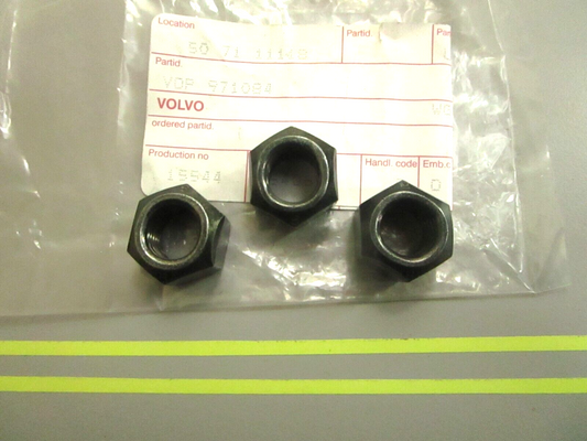 *NEW OEM* (LOT OF 3) 0750 Volvo Penta LOCK NUT 971084