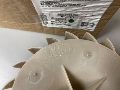 Whirlpool NEW OEM Dryer Blower Wheel WP697772 Maytag Kenmore KitchenAid 0720