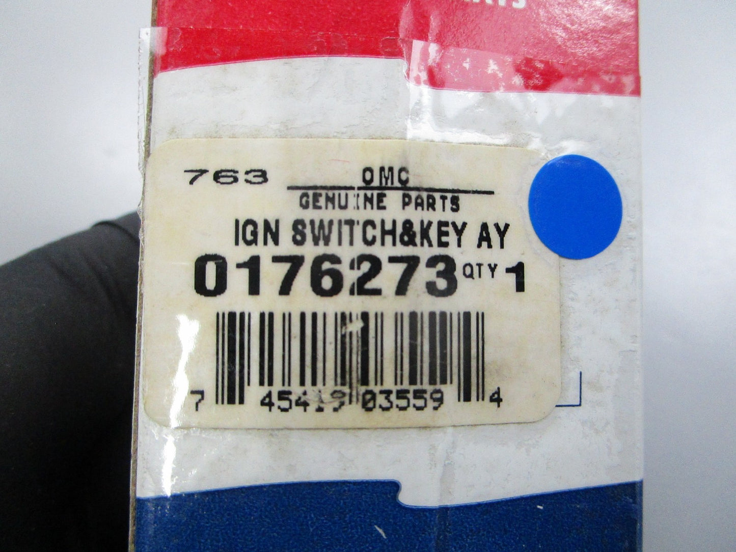 *NEW OEM* 0810 OMC Johnson Evinrude Ignition Switch & Key Ay 176273 0176273