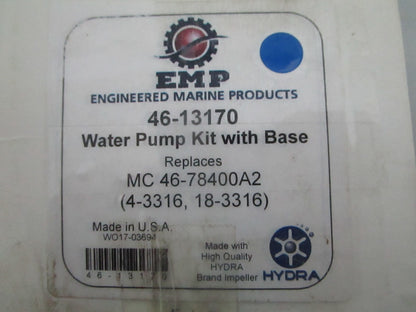 *NEW* 0820 EMP Water Pump Kit w/ Base 46-13170 Rep: 46-78400A2