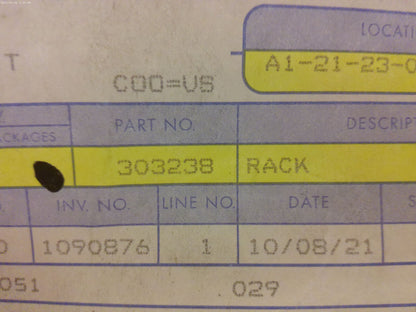 *NEW OEM* 0810 OMC Johnson Evinrude Rack 303238 0303238