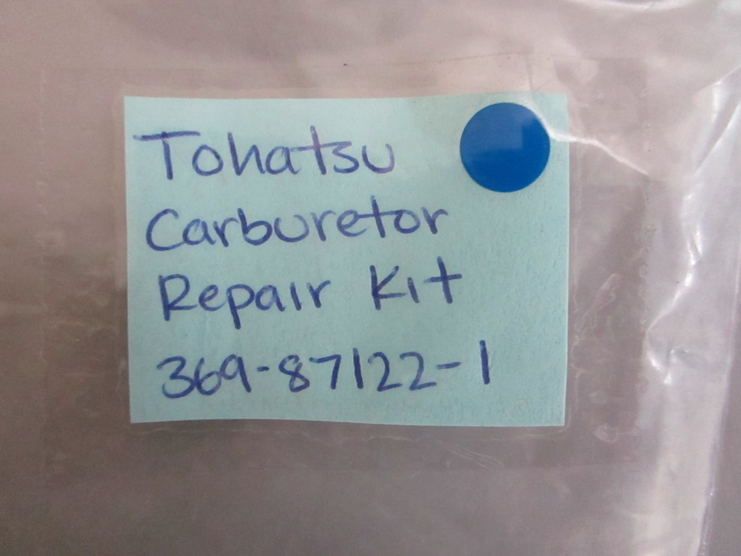 *NEW OEM* 0820 Tohatsu Carburetor Repair Kit 369-87122-1