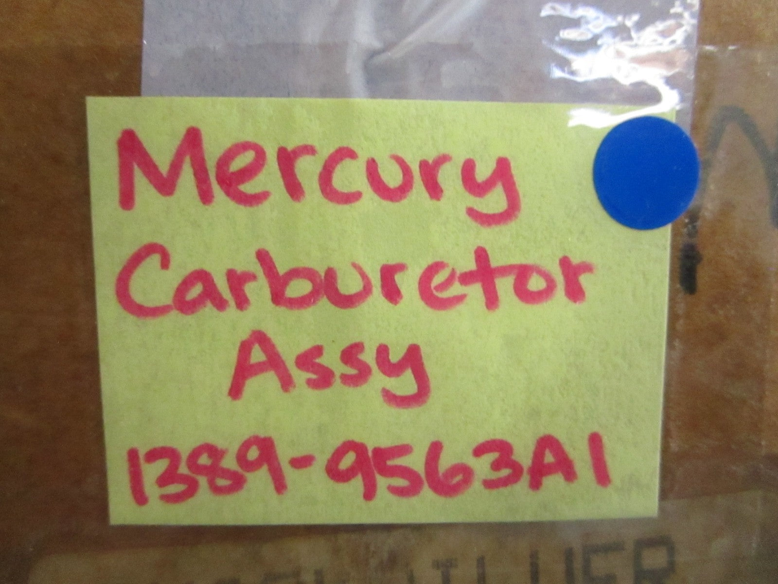 NEW OEM 1389-9563A1 Mercury Quicksilver Carburetor Assy 0820