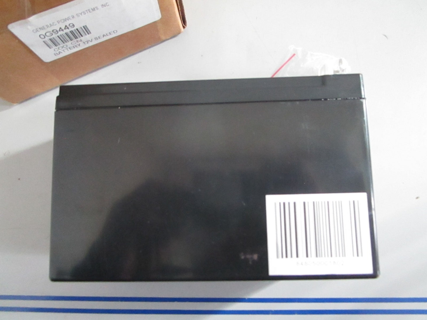 NEW OEM 0G9449 Generac 12V Sealed Battery 0820