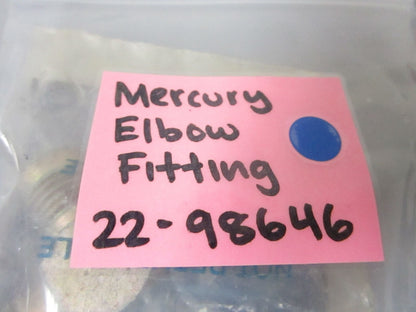 *NEW OEM* 0770 Mercury Quicksilver Elbow Fitting 22-98646
