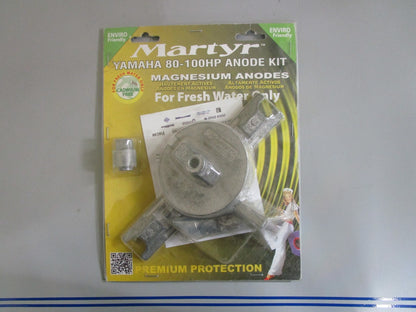 *NEW* 0820 Martyr Yamaha 80-100HP Magnesium Anode Kit CMY80100KITM