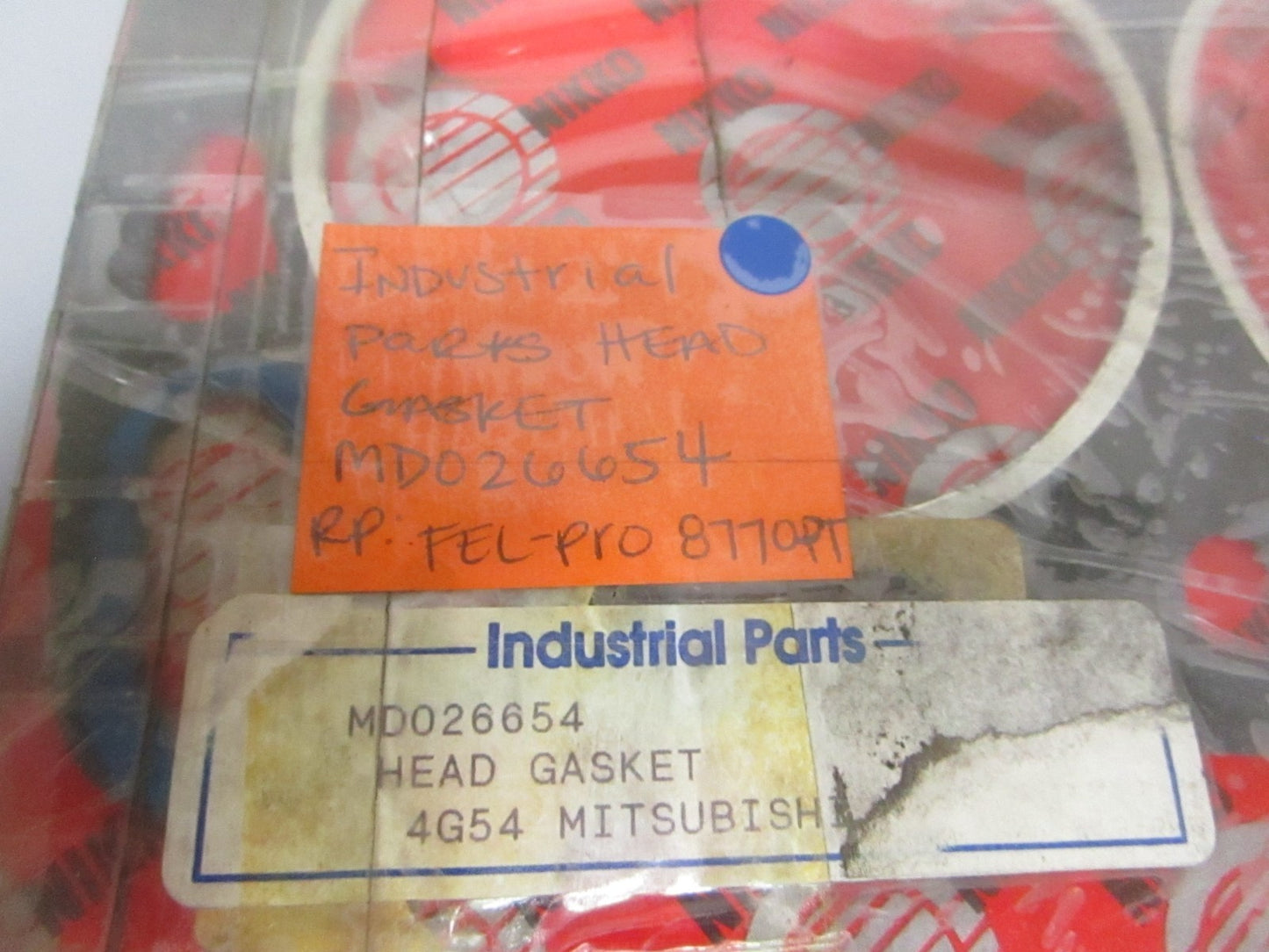 *NEW* 0720 Industrial Parts Head Gasket MD026654 Replaces: Fel-Pro 8770PT