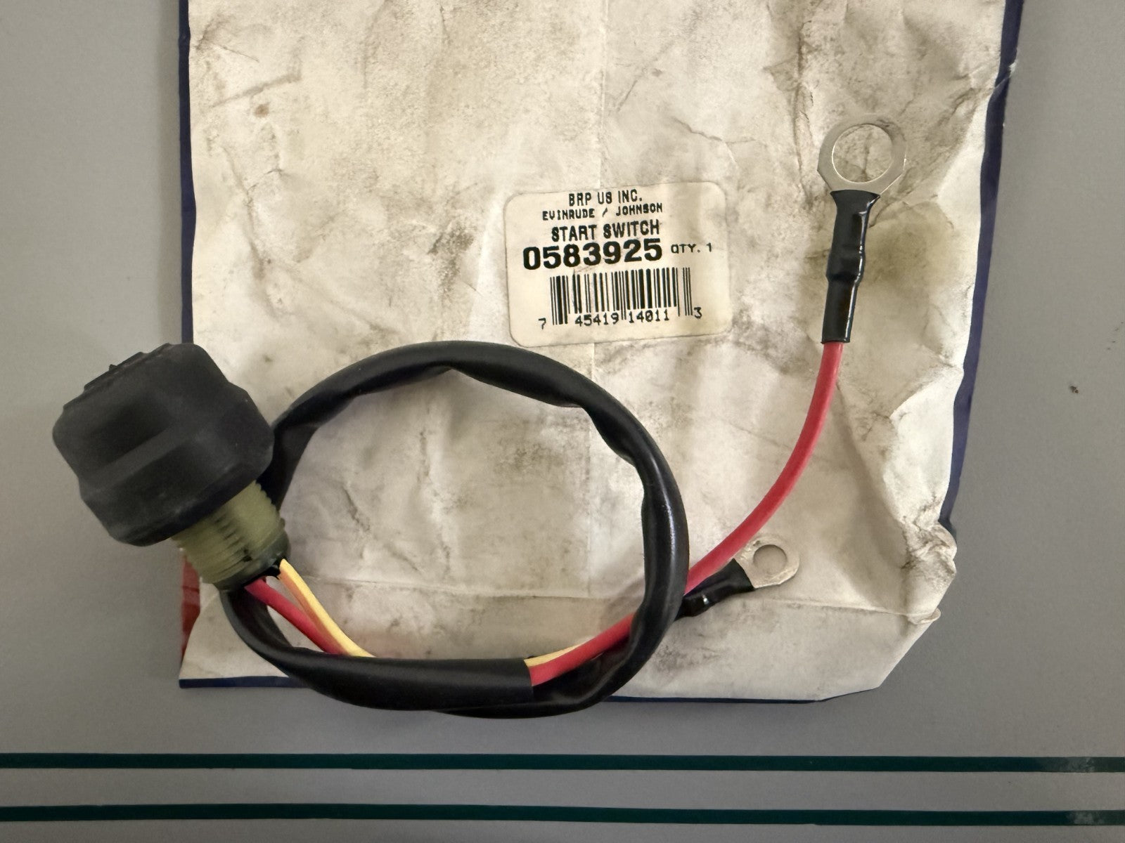 NEW OEM 583925 0583925 OMC Johnson Evinrude Start Switch 0820