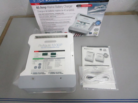 *NEW OEM* 0820 ProMariner 12V 40AMP Marine Battery Charger 63140