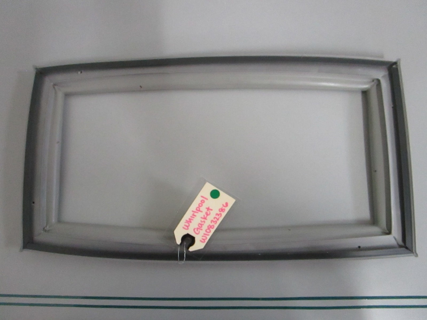 Whirlpool W10832386 Refrigerator Pantry Drawer Gasket Gray NEW OEM 0820