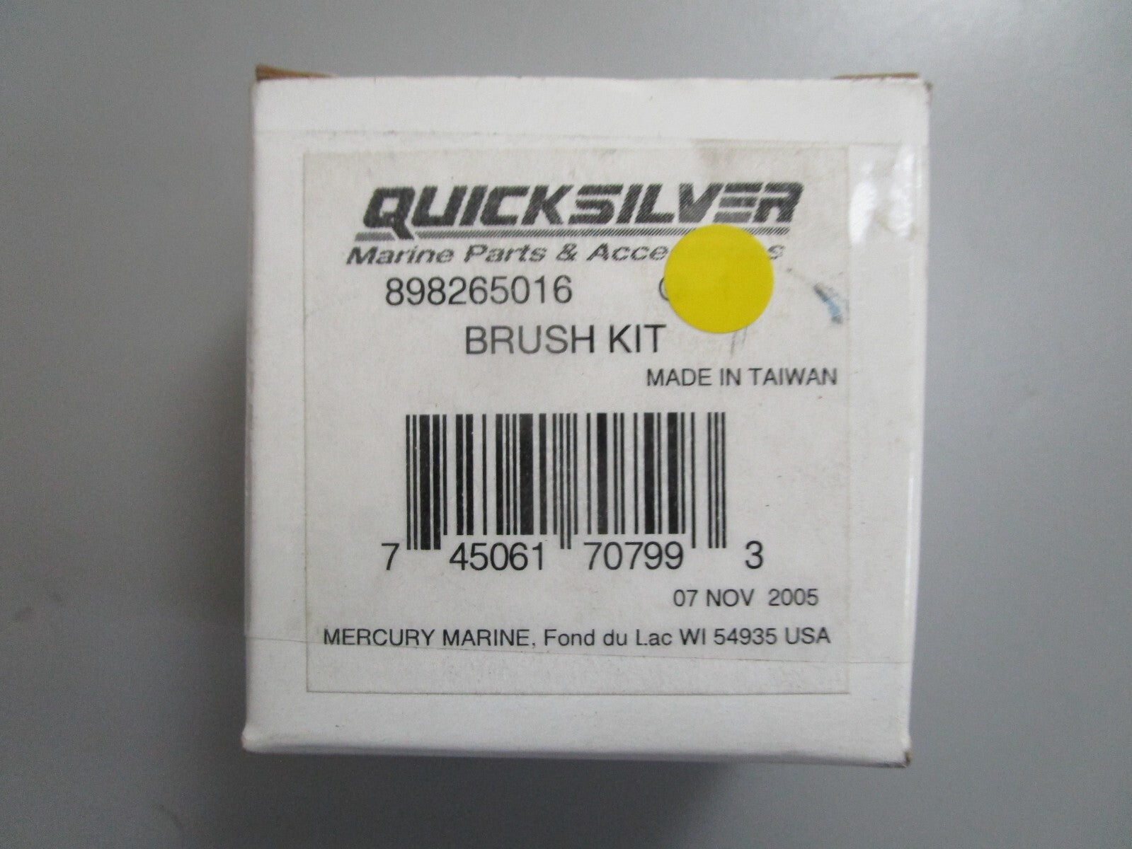 *NEW OEM* 0820 Mercury Quicksilver Brush Kit 898265016
