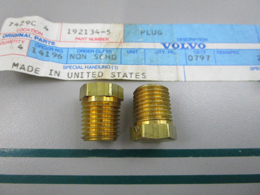 NEW OEM (LOT OF 2) 192134 Volvo Penta Plug 0810