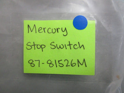 *NEW OEM* 0820 Mercury Quicksilver Stop Switch 87-81526M
