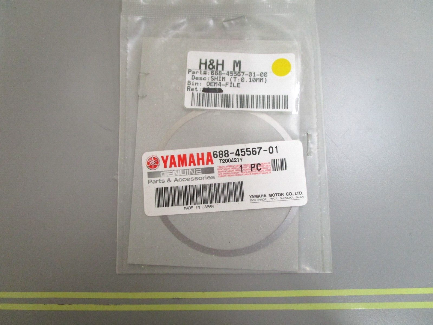 *NEW OEM* 0750 Yamaha SHIM 10mm 688-45567-01-00