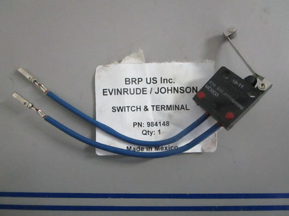 NEW OEM 984148 0984148 OMC Johnson Evinrude Switch & Terminal 0820