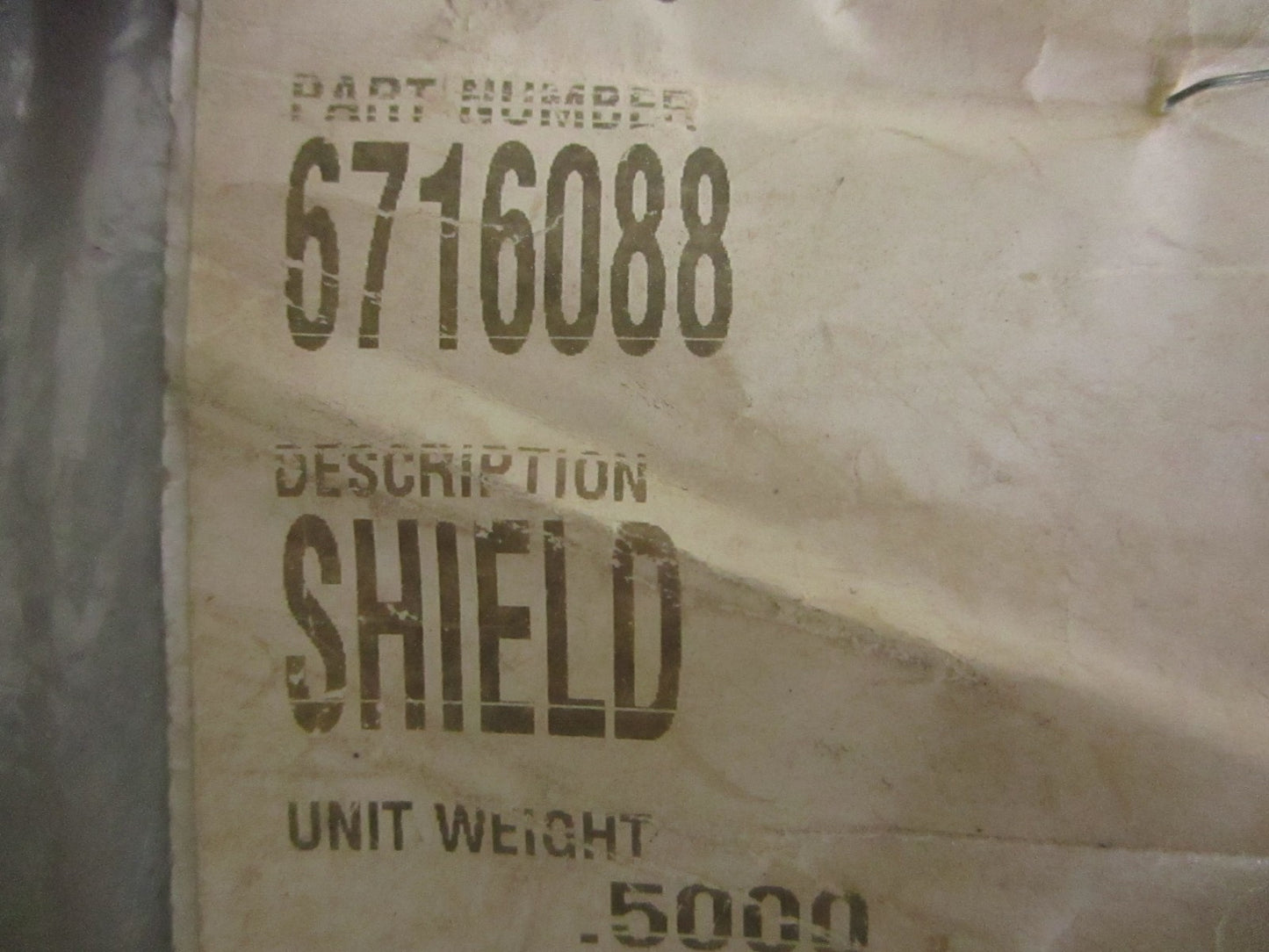 *NEW OEM* 0820 Bobcat Exhaust Shield 6716088