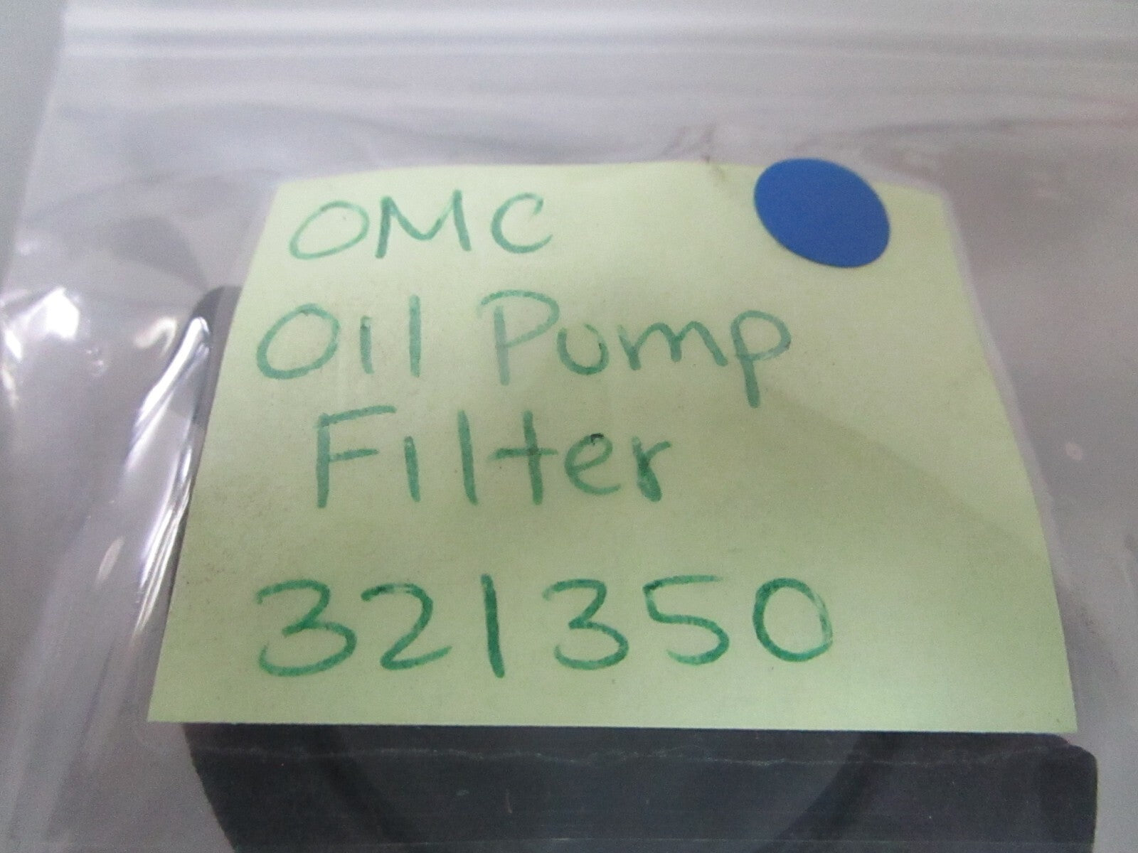 *NEW OEM* 0810 OMC Johnson Evinrude Oil Pump Filter 321350 0321350