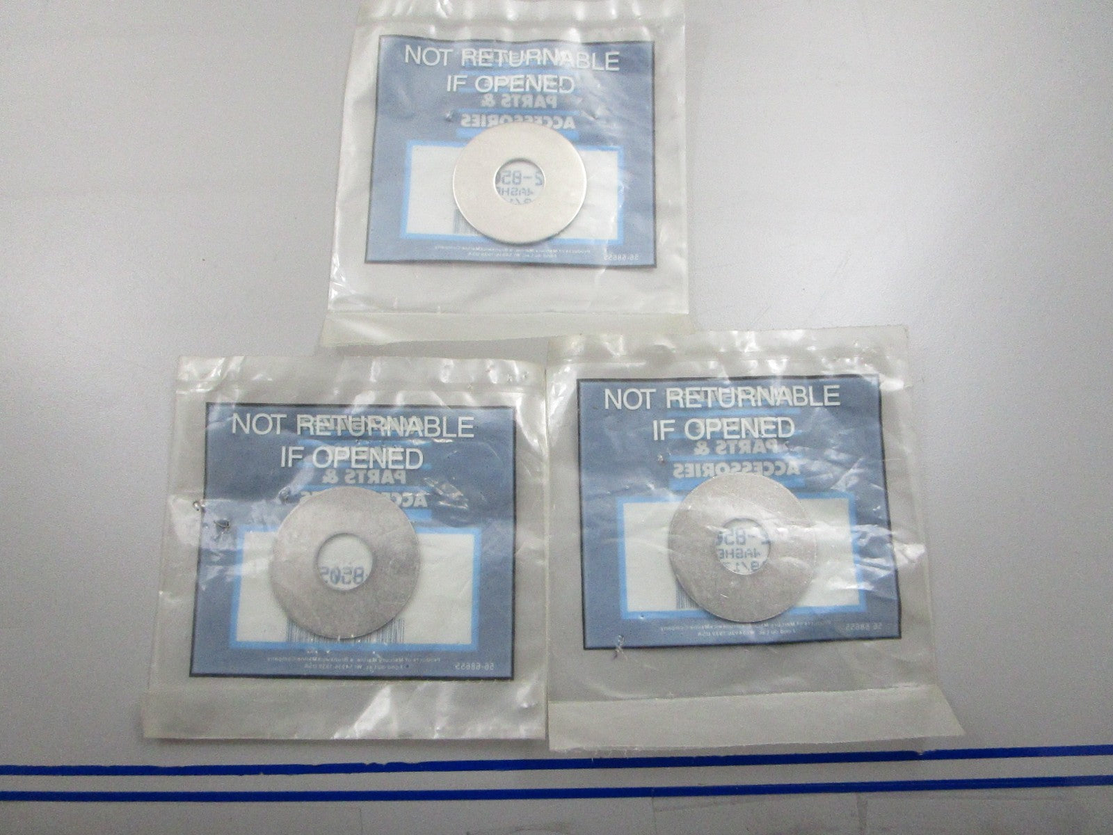 *NEW OEM* (LOT OF 3) 0810 Mercury Quicksilver Washer 12-85058