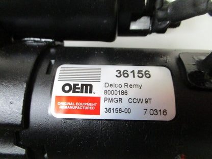 NEW 36156 Replaces: Volvo Mercury 5.7L 7.4L OEM Delco Remy 12V 9T Starter 0720