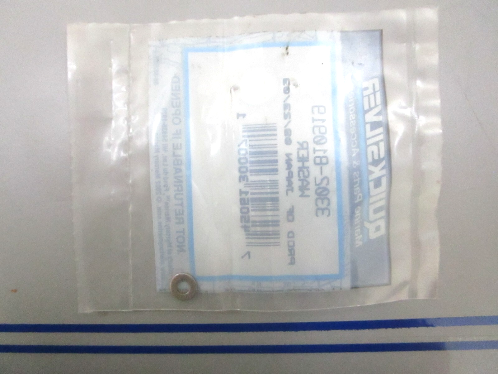 *NEW OEM* 0780 Mercury Quicksilver Washer 3302-810919