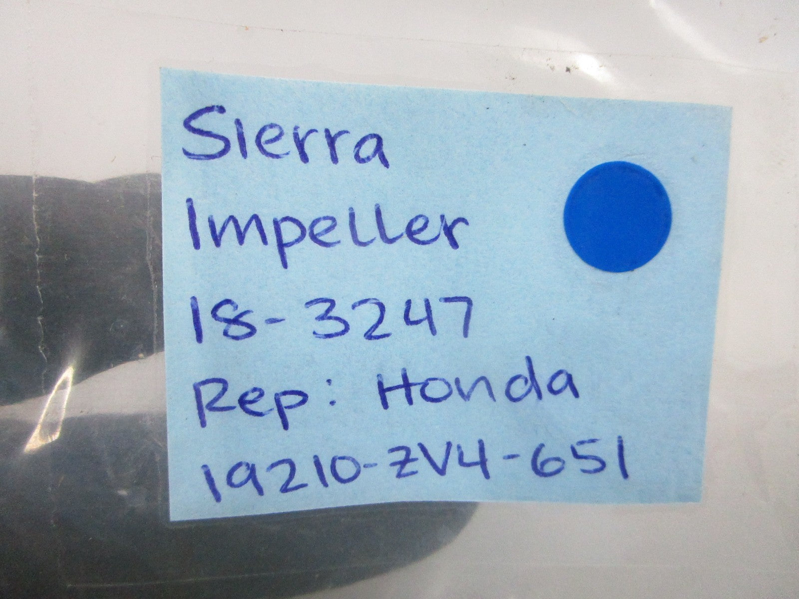 NEW 18-3247 Replaces: Honda 19210-ZV4-651 Sierra Impeller 0810