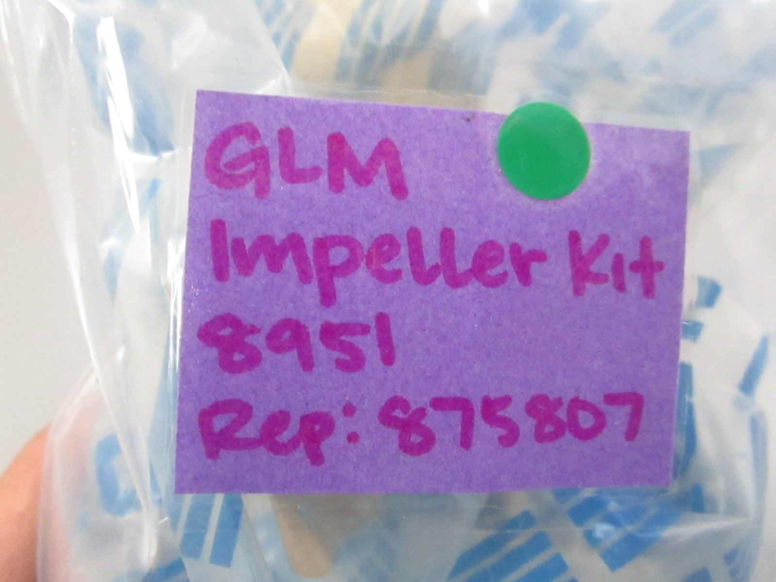 NEW 8951 Replaces: 875807 GLM Impeller Kit 0810