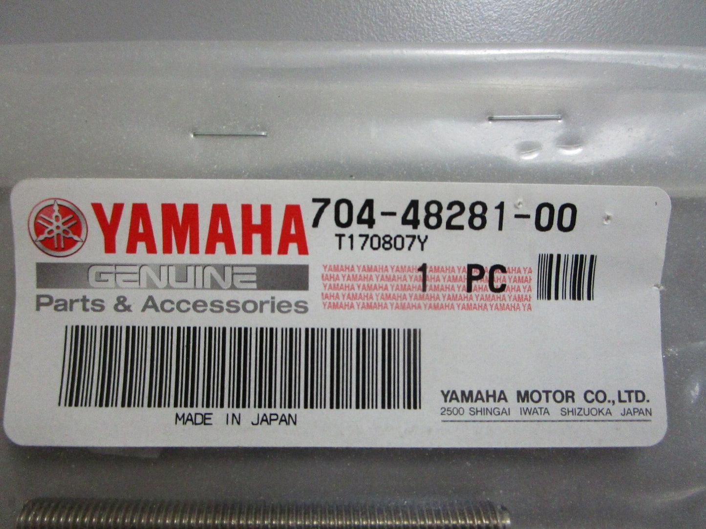 *NEW OEM* 0810 Yamaha Screw 1 704-48281-00-00