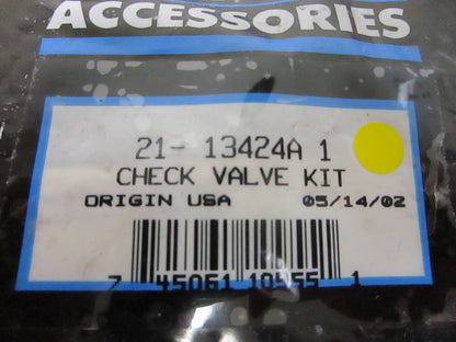*NEW OEM* 0810 Mercury Quicksilver Check Valve Kit 21-13424A1