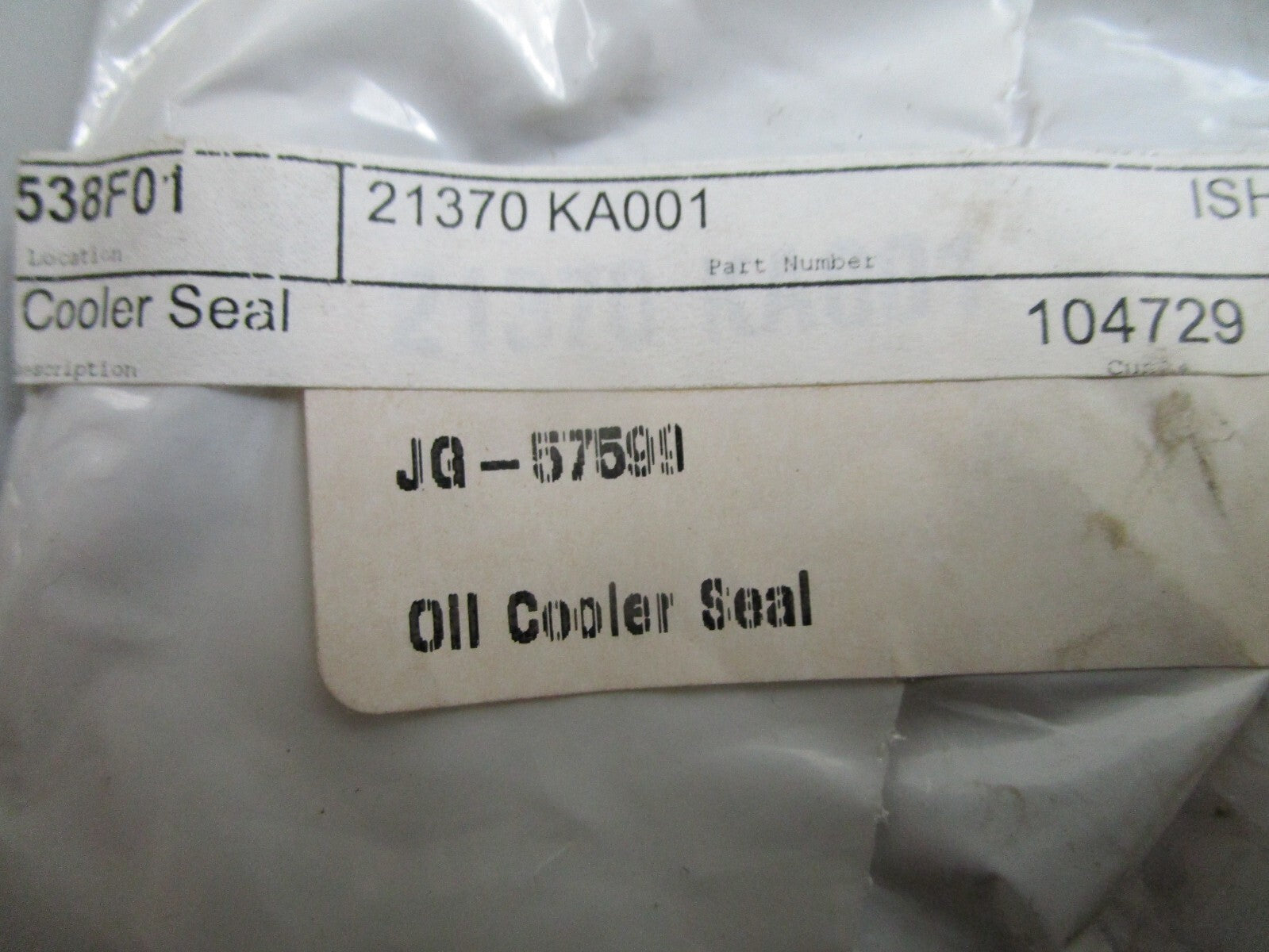 *NEW OEM* 0810 Subaru Oil Cooler Seal 21370KA001