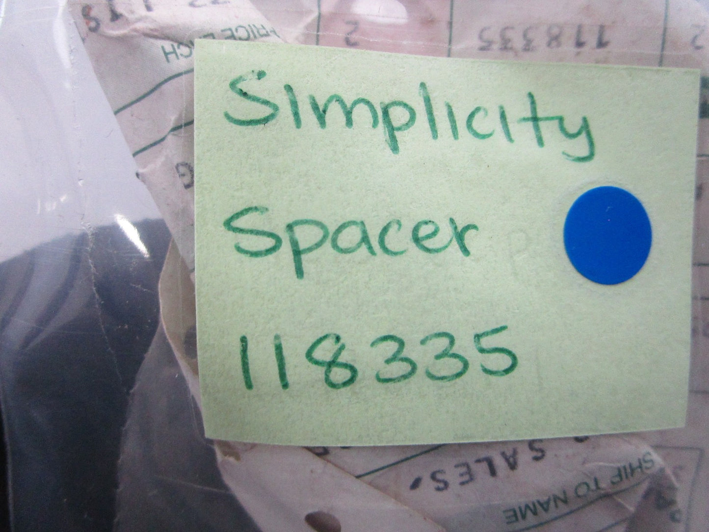 *NEW OEM* 0810 Simplicity Spacer 118335