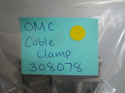 *NEW OEM* (LOT OF 4) 0820 OMC Johnson Evinrude Cable Clamp 308078 0308078