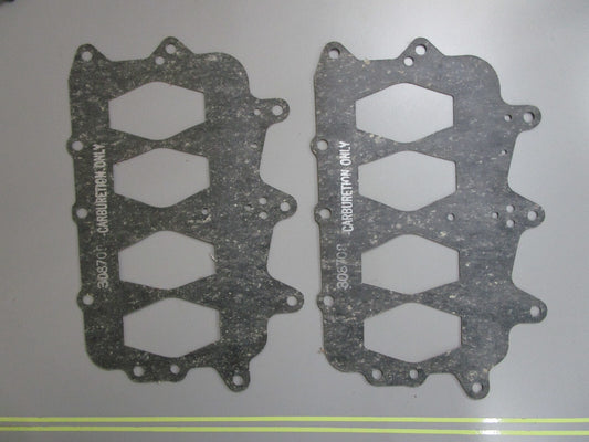 *NEW OEM* (LOT OF 2) 0810 OMC Johnson Evinrude Gasket 308708 0308708